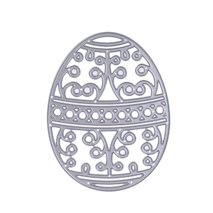 Easter Egg Metal Scrapbook Cutting & Embossing Die