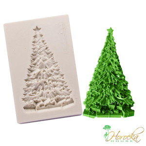 Christmas Tree Silicone Craft Mold For Cake Decorating Polymer Clay Resin Craft