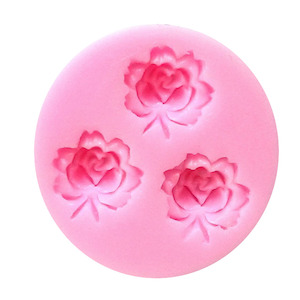 Roses x 3 Silicone Craft Mould For Cake Decorating, Clay & Resin Crafts