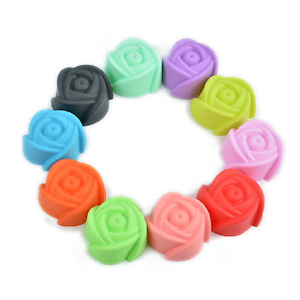 Silicone Rose Chocolate, Fudge, Soap, Clay Craft Mould – 6PC