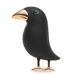 Chic Blackbird Brooch