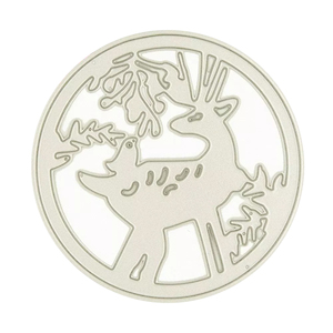 Festive Deer Medallion Metal Cutting Die For Paper Craft Projects, Card Making