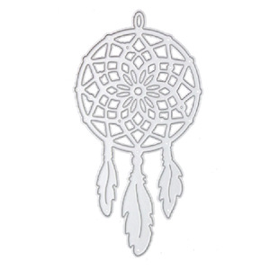 Feather Dream Catcher Metal Scrapbook & Card Making Cutting Die