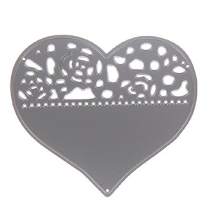 Rose Heart Scrapbook, Card-Making Cutting or Embossing Craft Die