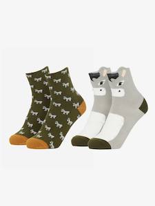 Sporting equipment: LeMieux Mini Character Socks - 2Pack - AW24