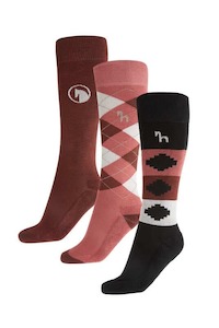 Horze Bamboo Knee Socks (3-Pack)