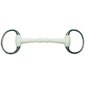 Sporting equipment: Korsteel Flexi Eggbutt Mullen Mouth Snaffle Bit