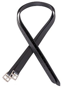 Sporting equipment: Platinum 32mm Pre-Stretched Stirrup Leathers - 145cm