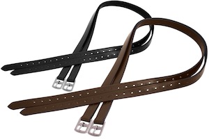 Platinum 25mm Pre-Stretched Stirrup Leathers