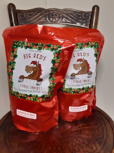 Sporting equipment: Big Red Christmas Snacks