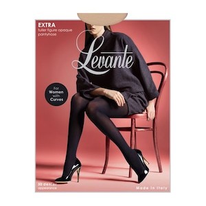 Levante Fuller Figure Opaque Pantyhose - NZ Hosiery