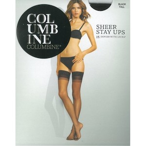 Columbine Sheer Stay Ups - NZ Hosiery