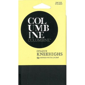 Columbine Opaque Knee Highs in 50 Denier - NZ Hosiery