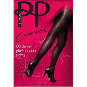 Pretty Polly Plus Size Tights in 60 Denier - NZ Hosiery