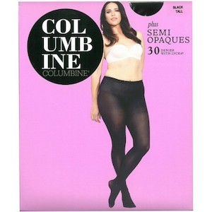 Columbine Plus Semi-Opaque Tights will enhance your legs - NZ Hosiery