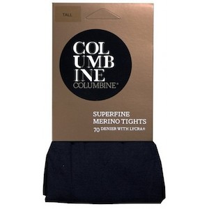 Columbine Superfine Merino Wool Tights in 70 Denier - NZ Hosiery