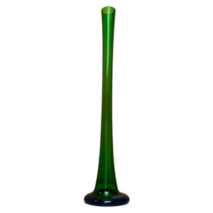 Green Glass Vase