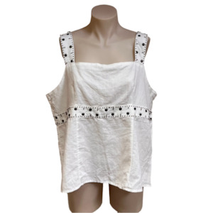 Homewares: NEW Linen Tank - Size 38