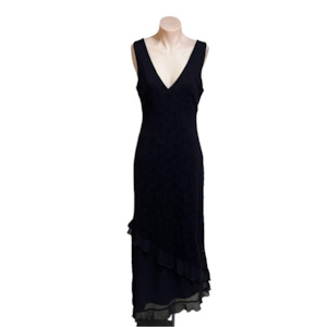 Homewares: Black Lace Dress - Size 12