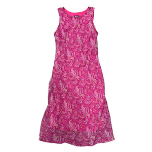 Pink Paisley Dress - Size 12