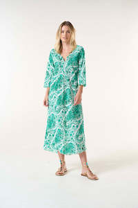 St. Tropez Long Poppy Dress