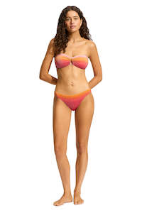 Swimwear: Spectrum Bandeau Bikini Set