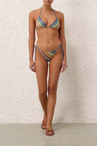 Swimwear: Everley Metallic Mini Tri Set