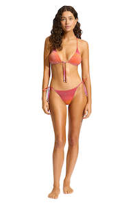 Swimwear: Spectrum Triangle Bikini Set