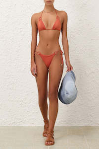 Swimwear: Tallow Metallic Ring Bikini Set