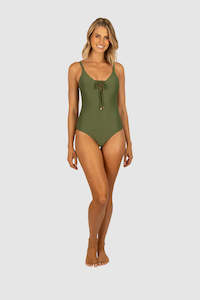 Swimwear: Rococco Lace Up 1Pce