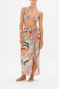 Swimwear: Giza Goddess Ring Trim Long Sarong