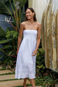 Swimwear: Resort Sunshine Maxi White