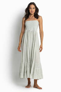 Swimwear: Summer Stripe Sunshine Maxi Dress