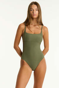 Swimwear: Spinnaker Square Neck 1Pce