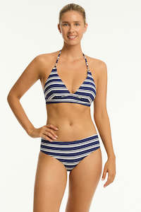 Swimwear: Biarritz Longline Halter Top Navy