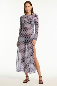 Swimwear: Coast Mesh Long Dress