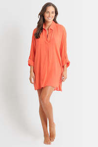 Resort Painters Shirt Tangerine