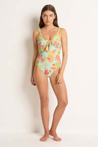 Madison Tie Front One Piece