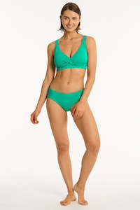 Swimwear: Capri Cross Front Multifit Bra Top