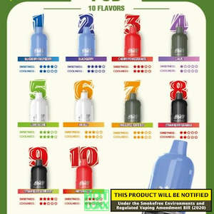 Bolt Pre filled Pod Cartridge - 10 flavors