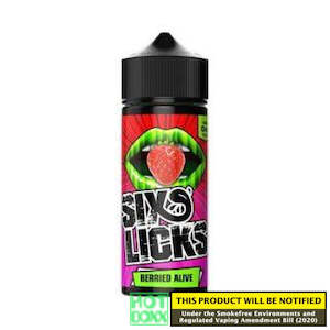 Six Licks Strawberry Watermelon (berried Alive)– 100ml