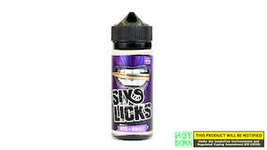 Six Licks Blackberry Licorice (bite The Bullet) – 100ml