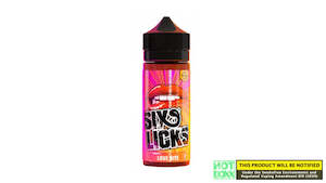 SIX LICKS ORANGE CITRUS (LOVEBITE) – 100ML