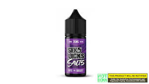 Six Licks Salts Blackberry Licorice (bite The Bullet)