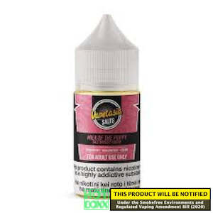 Vapetasia Salts 1: Vapetasia Strawberry cream ( Milk of Poppy ) - 30ml