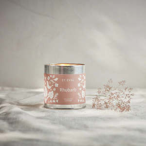 St Eval Summer Folk Scented Tin Candle | Rhubarb