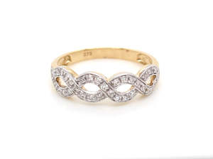 Infinity Diamond Dress Ring