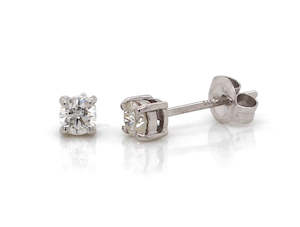 Solitaire Studs TDW 0.30ct