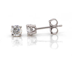 Diamond Ear Studs 0.50ct TDW