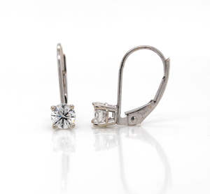 Lever Back Earrings 0.50ct TDW